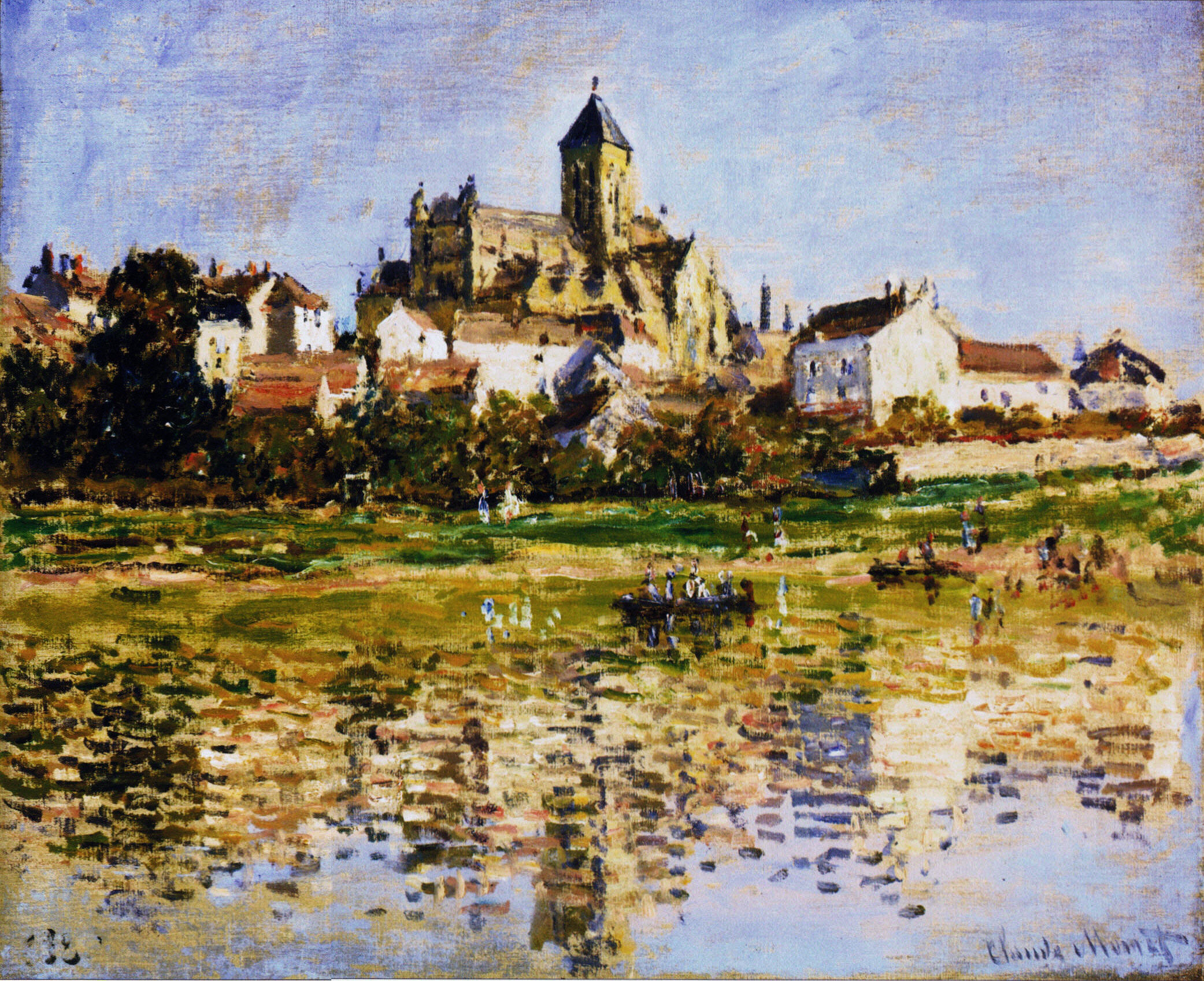 Vetheuil, The Church 1880